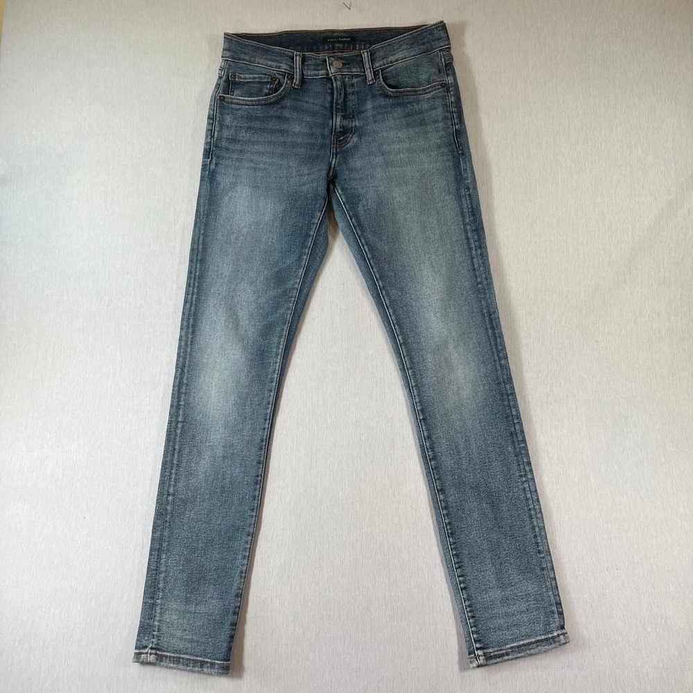 Lucky Brand 110 Slim Jeans Mens 29x32 Medium Wash Blue Denim Pants